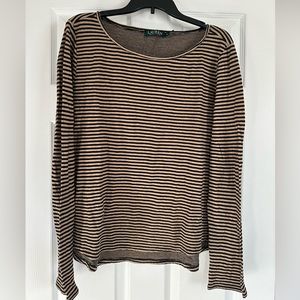 [Ralph Lauren] striped long sleeve top